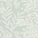 Papier peint à motif SEPTEMBER vert d'eau FLP101897077 - FLOWER POWER - CASELIO