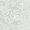 Papier peint à motif SEPTEMBER vert d'eau FLP101897077 - FLOWER POWER - CASELIO