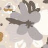 Papier peint à motif JULY beige gris FLP101871090 - FLOWER POWER - CASELIO