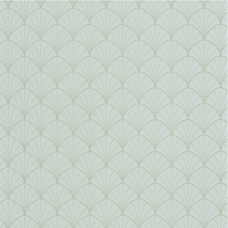 Papier peint à motif STARDUST vert amande or PTB101827020 - THE PLACE TO BED - CASELIO