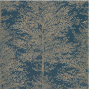 Papier peint à motif COSY NEST bleu pétrole or PTB101806127 - THE PLACE TO BED - CASELIO