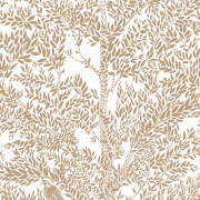 Papier peint Cosy Nest blanc or - THE PLACE TO BED - Caselio - PTB101801024 