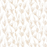 Papier peint Day Dreaming blanc or - THE PLACE TO BED - Caselio - PTB101781029
