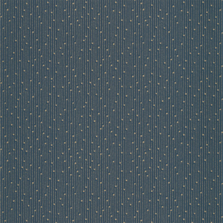 Papier peint à motif LULLABY bleu madura or PTB101836126 - THE PLACE TO BED - CASELIO