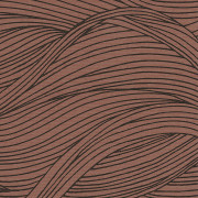 Papier peint à motif ALULA terracota B74360518 - BLOSSOM - Casamance