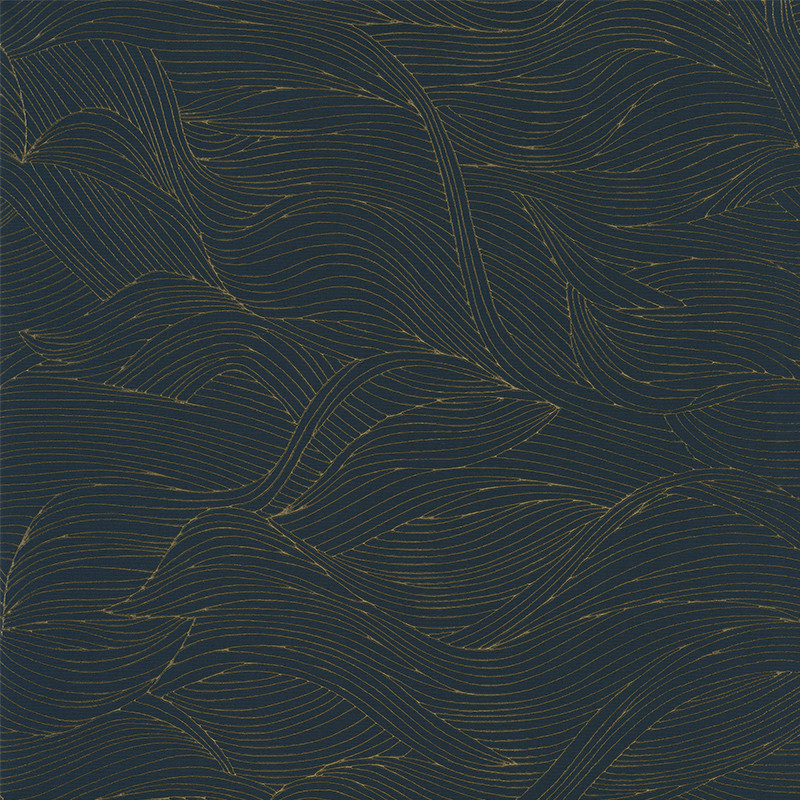 Papier peint à motif ALULA bleu nuit B74360620 - BLOSSOM - Casamance