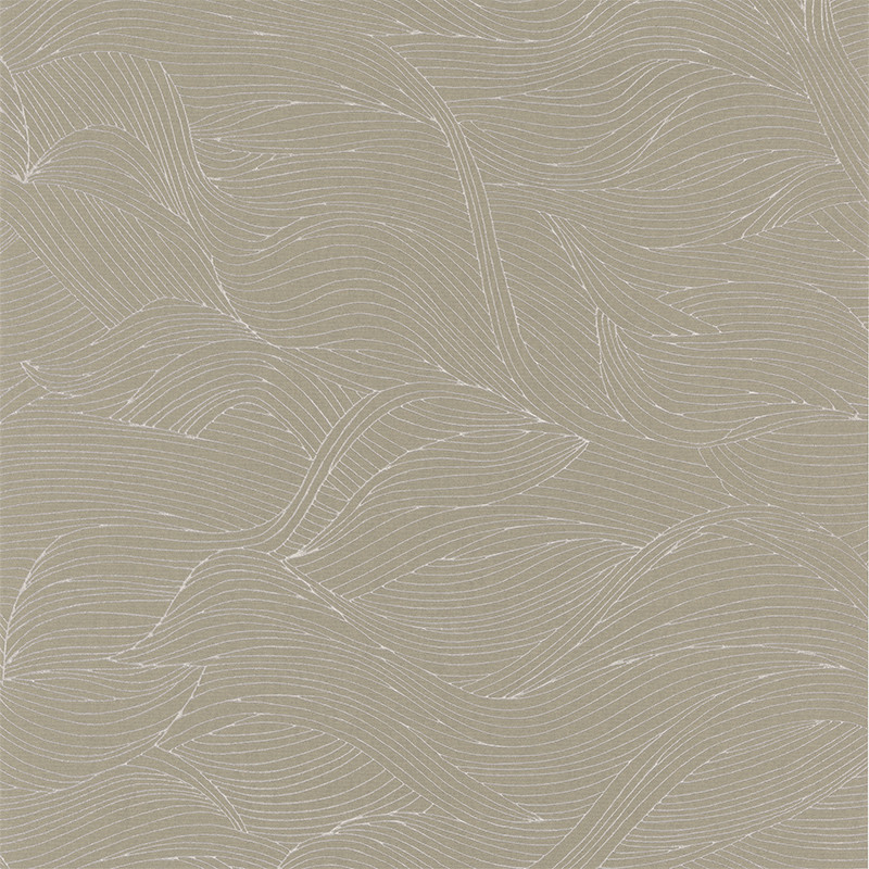 Papier peint à motif ALULA taupe B74360314 - BLOSSOM - Casamance