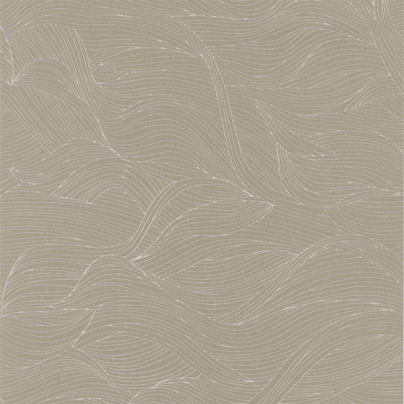 Papier peint Alula taupe - BLOSSOM - Casamance - 74360314 