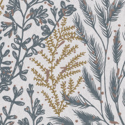 Papier peint à motif ISOETE beige B74350120 - BLOSSOM - Casamance