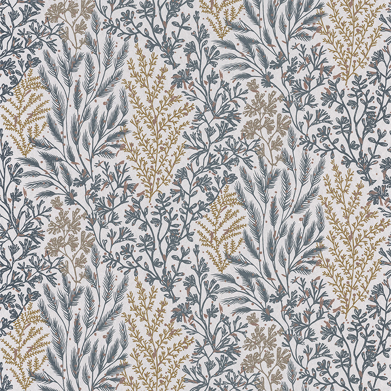 Papier peint à motif ISOETE beige B74350120 - BLOSSOM - Casamance