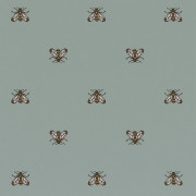 Papier peint à motif APIS vert clair B74340189 - BLOSSOM - Casamance