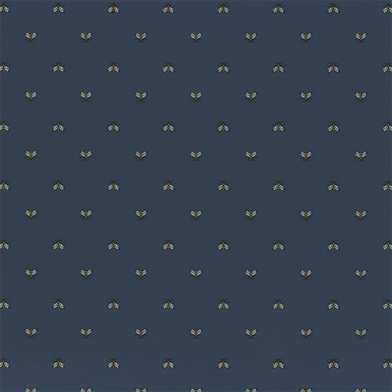 Papier peint à motif APIS marine B74340287 - BLOSSOM - Casamance
