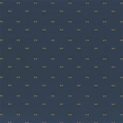 Papier peint à motif APIS marine B74340287 - BLOSSOM - Casamance