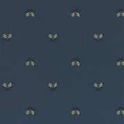 Papier peint à motif APIS marine B74340287 - BLOSSOM - Casamance