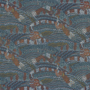 Papier peint à motif EDEN bleu B74330395 - BLOSSOM - Casamance