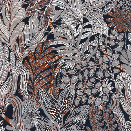 Papier peint Borromee marine - BLOSSOM - Casamance - 74320528 