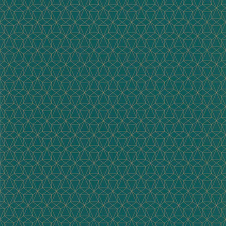 Papier peint à motif GRAPHIQUE vert 51192704 - PARK AVENUE - Lutèce