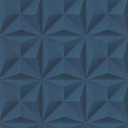 Papier peint Lys 3D bleu - PARK AVENUE - Lutèce - 51176601 