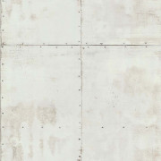 Papier peint Plaque Métal gris pâle  - PARK AVENUE - Lutèce - 51193009