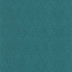 Papier peint Cuir Losange vert émeraude - PARK AVENUE - Lutèce - 51192914 