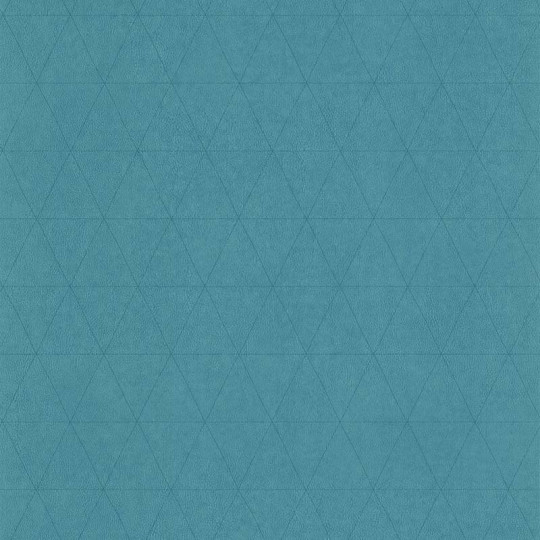 Papier peint à motif CUIR LOSANGE vert bleu 51192904 - PARK AVENUE - Lutèce