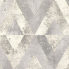 Papier peint motifs MAYA gris argent 535518 - YUCATAN - RASCH