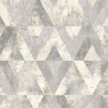 Papier peint motifs MAYA gris argent 535518 - YUCATAN - RASCH