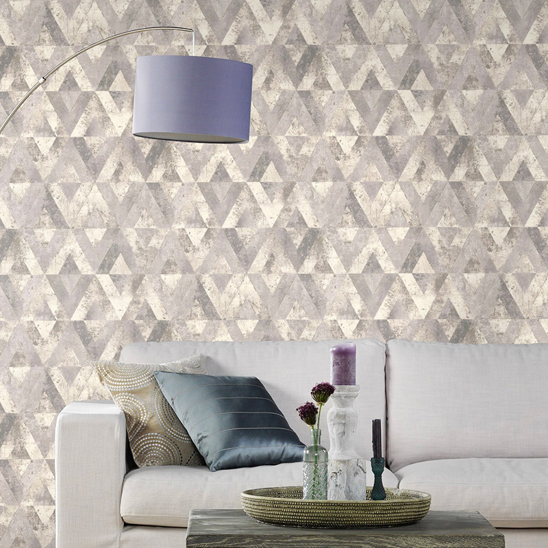 Papier peint Maya gris argent - YUCATAN - Rasch - 535518