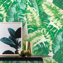 Papier peint Jungle vert flash - YUCATAN - Rasch - 535648 