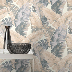 Papier peint Jungle blanc gris - YUCATAN - Rasch - 535617