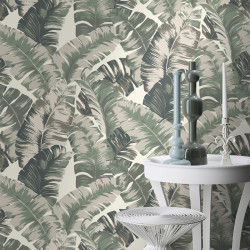 Papier peint Jungle vert - YUCATAN - Rasch - 535600