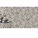 Papier peint motifs MAYA gris argent 535518 - YUCATAN - RASCH