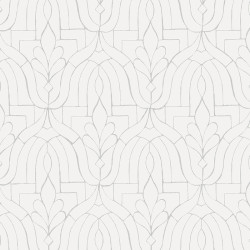 Papier peint Mika Silver - 1001 NIGHTS - Zoom by Masureel - NIG302