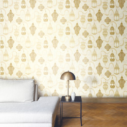 Papier peint Luna Gold - 1001 NIGHTS - Zoom by Masureel - NIG001