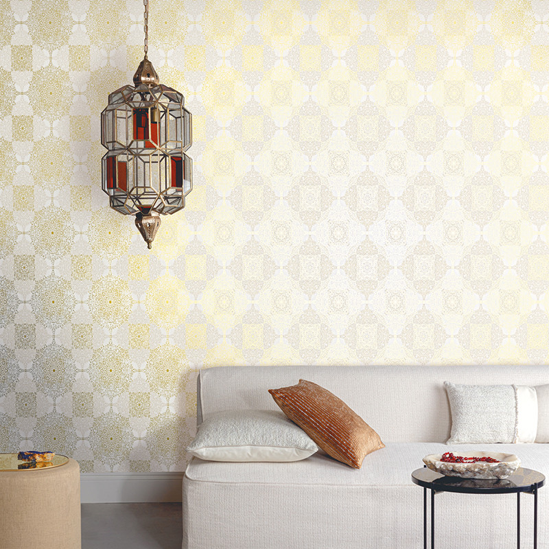 Papier peint à motifs NORA gold NIG201 - 1001 NIGHTS - ZOOM by Masureel