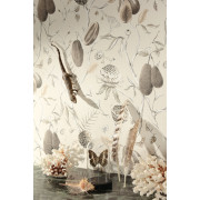 Papier Peint Papaya Desert - CABINET OF CURIOSITIES - Khrôma by Masureel - CAB601