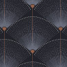 Papier peint Gala Indigo - 1001 Nights- ZOOM by Masureel NIG503