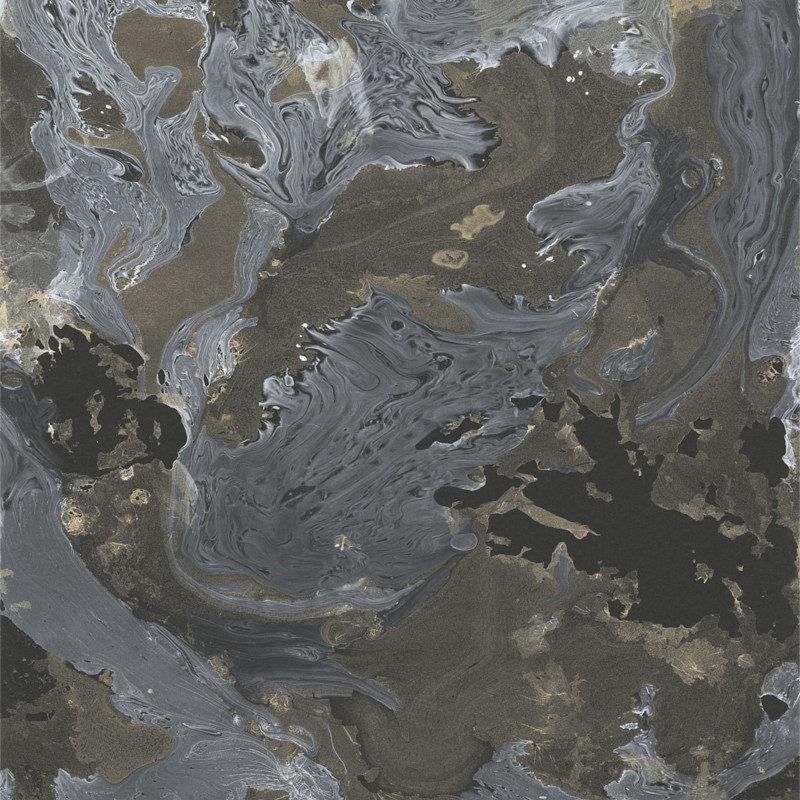 Panoramique Obsidienne noir gris - BEAUTY FULL IMAGE  - Casadeco - BFIM81139801