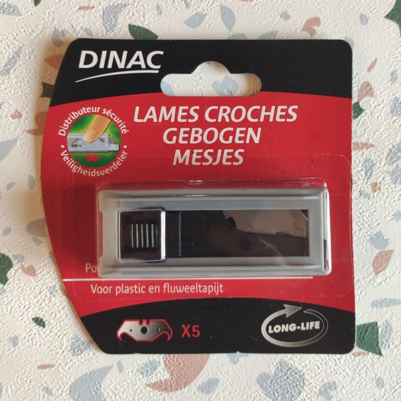 Lames Croches - pour cutter et araseur - DINAC