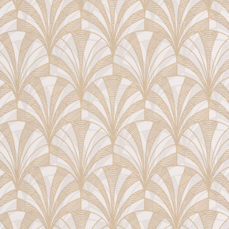 Papier peint Palmette beige - 1930 - Casadeco - 85731202