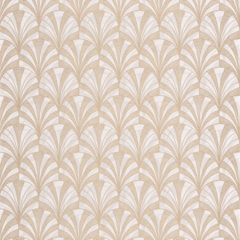 Papier peint Palmette beige - 1930 - Casadeco - 85731202