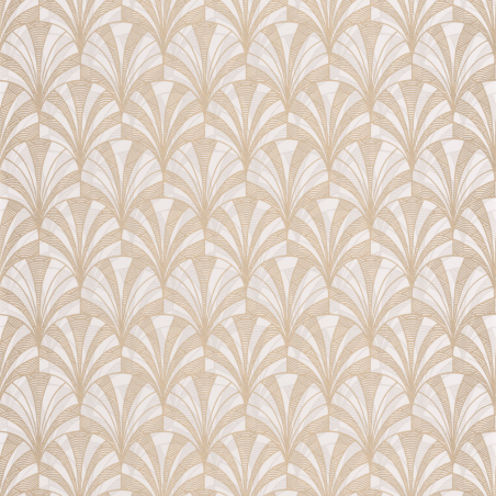 Papier peint Palmette beige - 1930 - Casadeco - 85731202