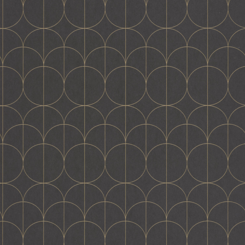 Papier peint Reflet noir - 1930 - Casadeco - 85699509