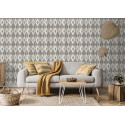 Papier peint Losange marron - ODYSSEE - Ugepa - L961-18