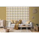 Papier peint Losange jaune et gris - ODYSSEE - Ugepa - L961-02