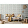 Papier peint Losange bleu et gris - ODYSSEE - Ugepa - L961-01