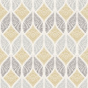Papier peint Ethnique or et gris - ODYSSEE - Ugepa - L972-02