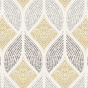 Papier peint Ethnique or et gris - ODYSSEE - Ugepa - L972-02