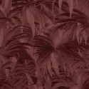Papier peint Feuilles métallisées rouge - ODYSSEE - Ugepa - A410-10