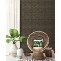 Papier peint Hexagone marron - ODYSSEE - Ugepa - L606-18